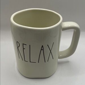 Rae Dunn Cream Relax Mug